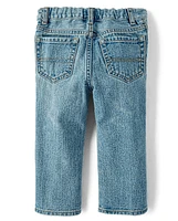 Baby And Toddler Boys Non-Stretch Bootcut Jeans