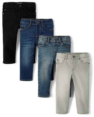 Baby And Toddler Boys Skinny Jeans 4-Pack