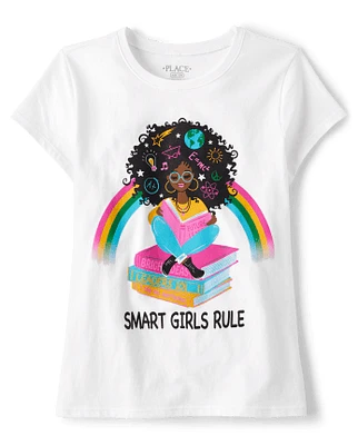 Girls Smart Rule Graphic Tee