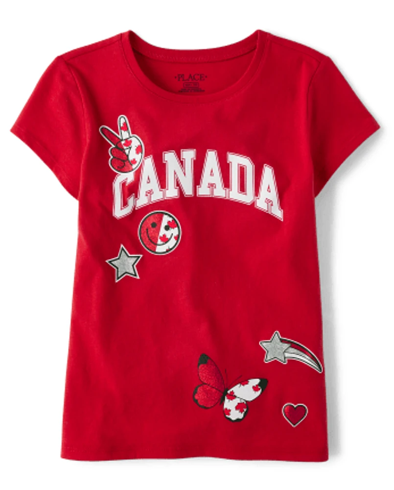 Girls Canada Graphic Tee