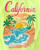 Girls California Graphic Tee