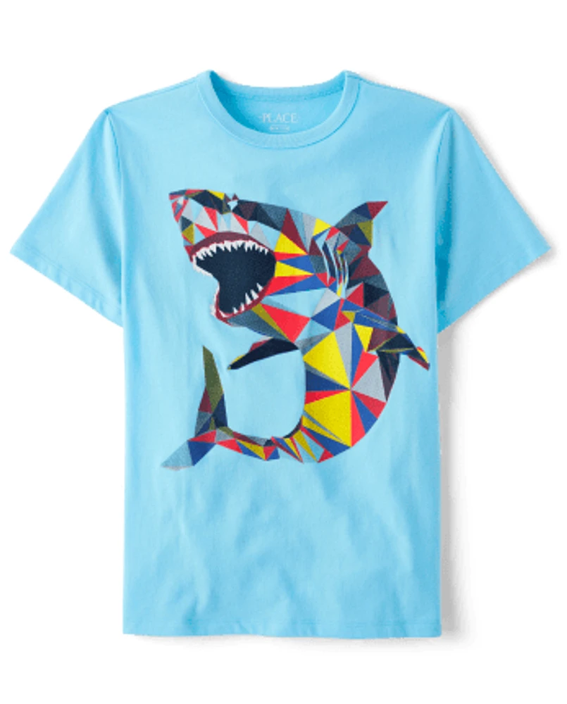 Boys Shark Graphic Tee