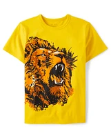 Boys Lion Graphic Tee