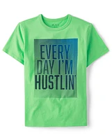 Boys Hustlin' Graphic Tee