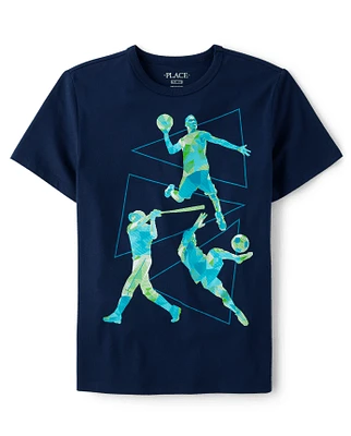 Boys Athletes Graphic Tee