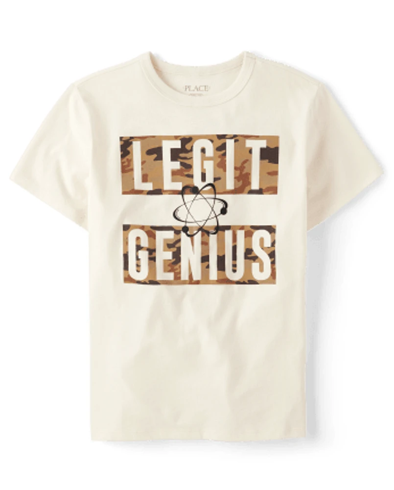 Boys Legit Genius Graphic Tee