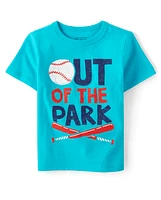 Baby And Toddler Boys Baseball Graphic Tee