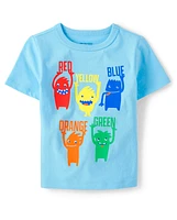 Baby And Toddler Boys Monster Colors Graphic Tee