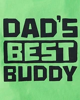 Baby And Toddler Boys Dad's Best Buddy Graphic Tee