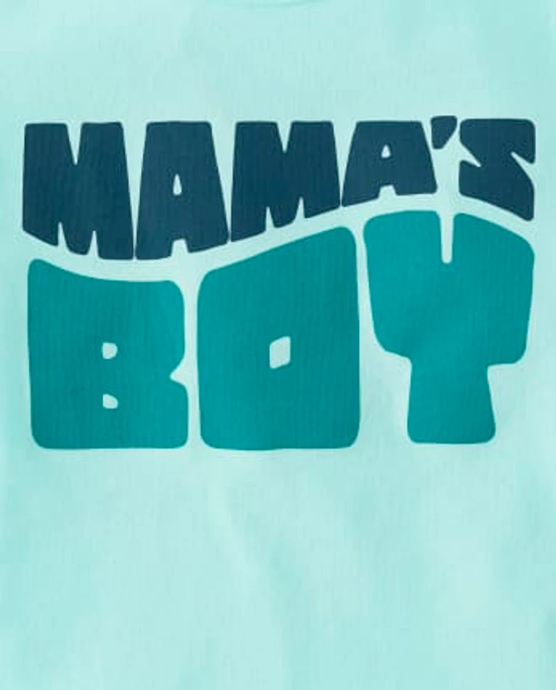 Baby And Toddler Boys Mama's Boy Graphic Tee