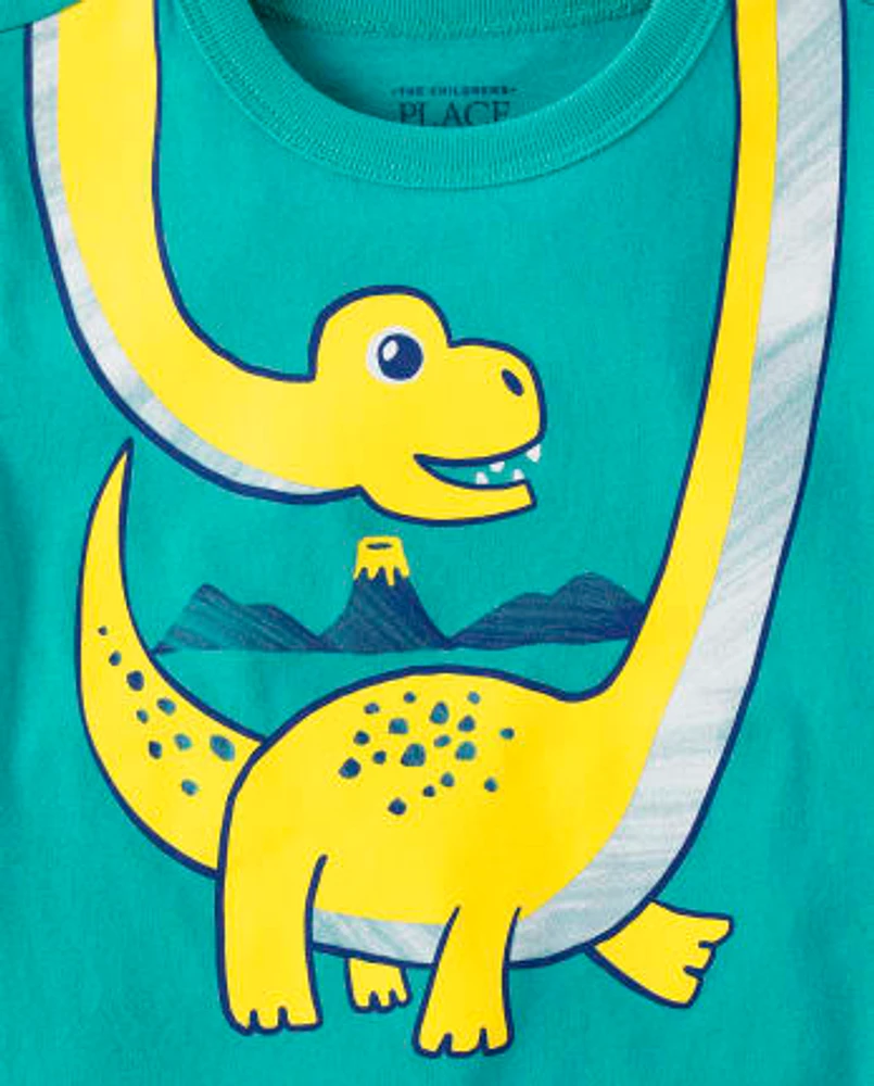 Baby And Toddler Boys Dino Graphic Tee -Pack