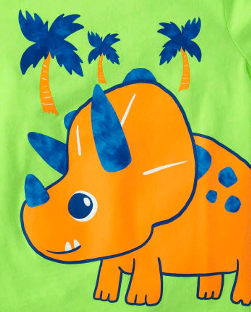 Baby And Toddler Boys Dino Graphic Tee -Pack