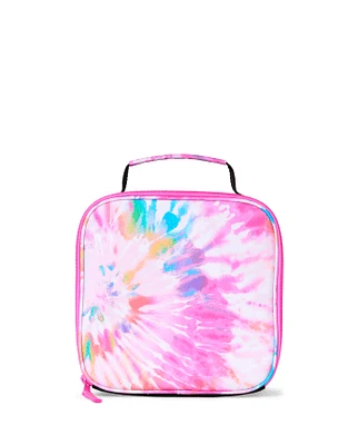 Girls Rainbow Tie Dye Lunchbox