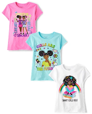 Girls Graphic Tee 3-Pack