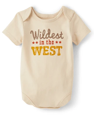 Unisex Baby Wildest West Graphic Bodysuit