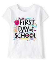 Girls First Day Of School Graphic Tee