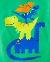 Baby And Toddler Boys Dino Graphic Tee -Pack