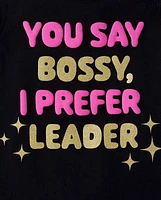 Baby And Toddler Girls Leader Graphic Tee