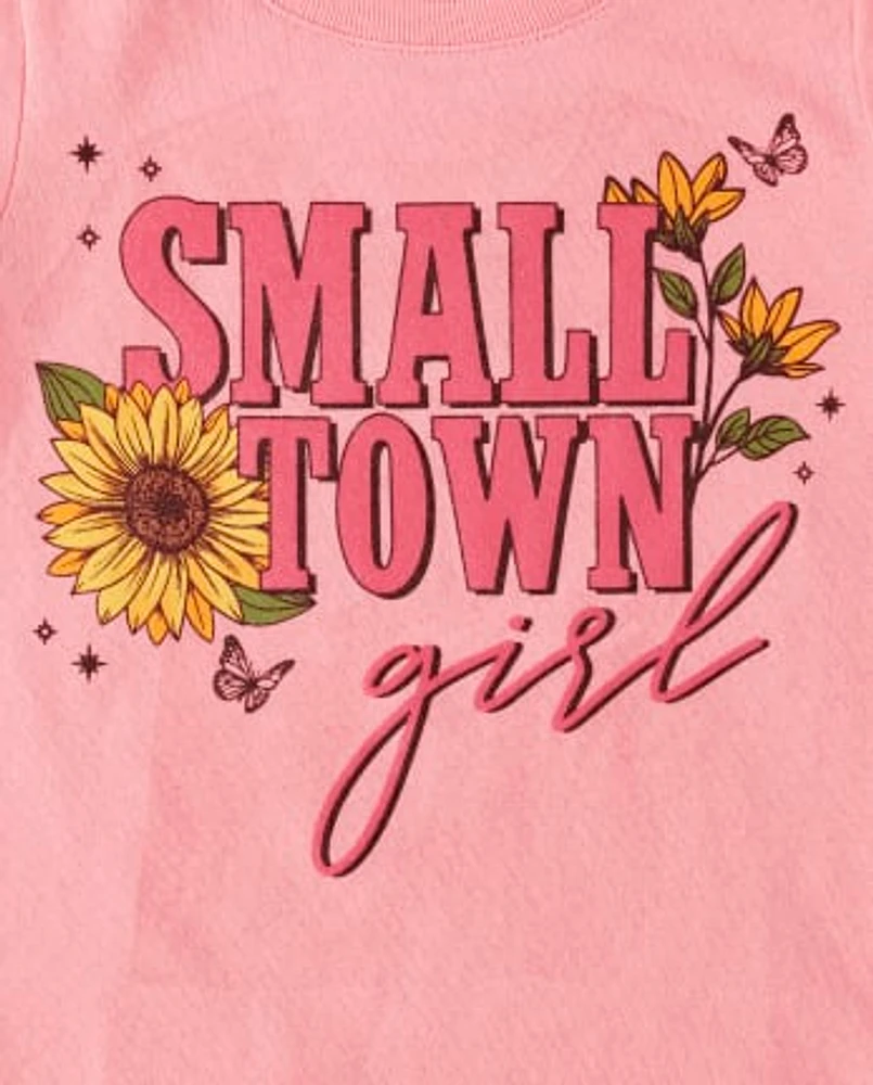 Baby And Toddler Girls Small Town Girl Graphic Tee