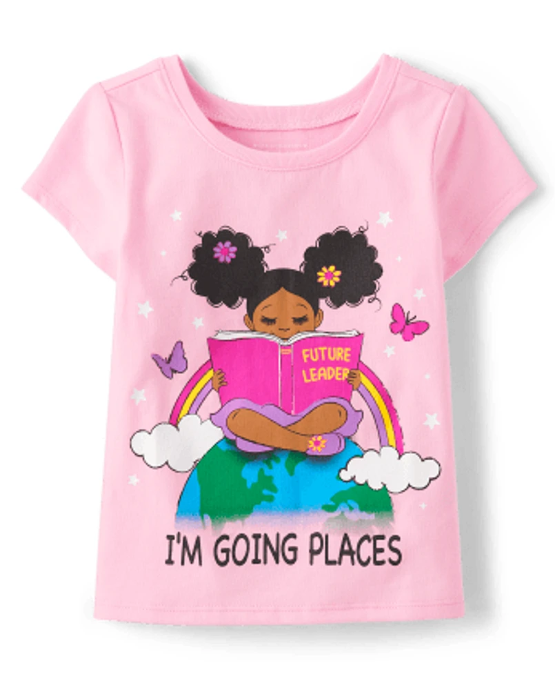 Baby And Toddler Girls Going Places Graphic Tee