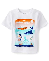 Baby And Toddler Boys Ocean Graphic Tee