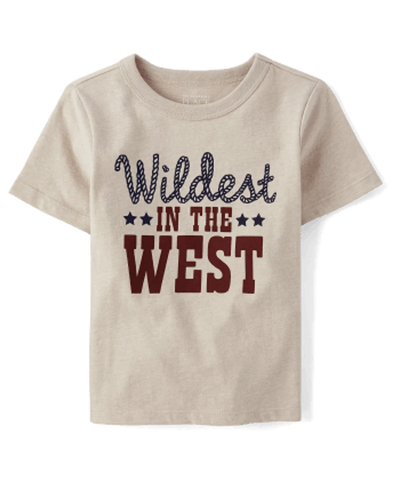 Baby And Toddler Boys Wildest West Graphic Tee