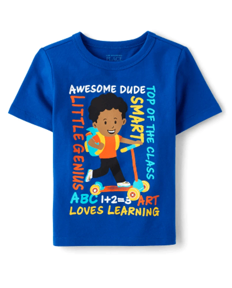 Baby And Toddler Boys School Boy Graphic Tee