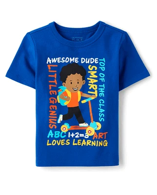 Baby And Toddler Boys School Boy Graphic Tee
