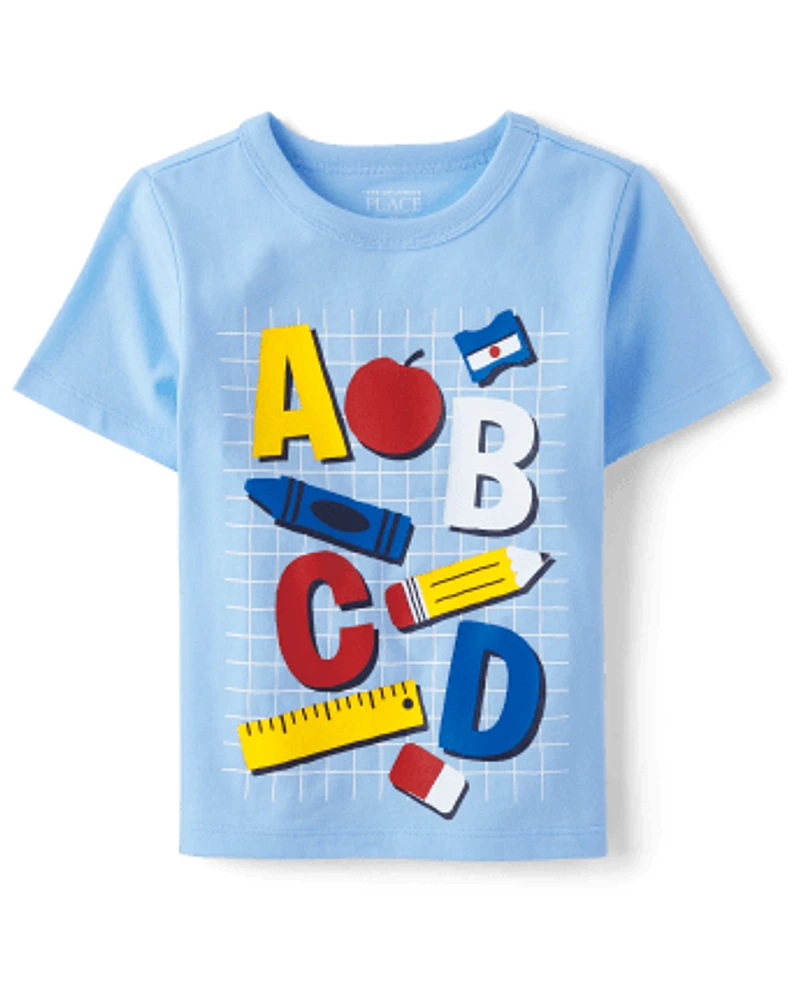 Baby And Toddler Boys ABC Graphic Tee