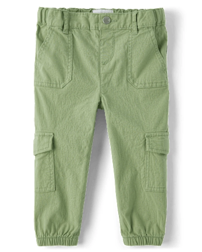 Baby And Toddler Girls Cargo Jogger Pants