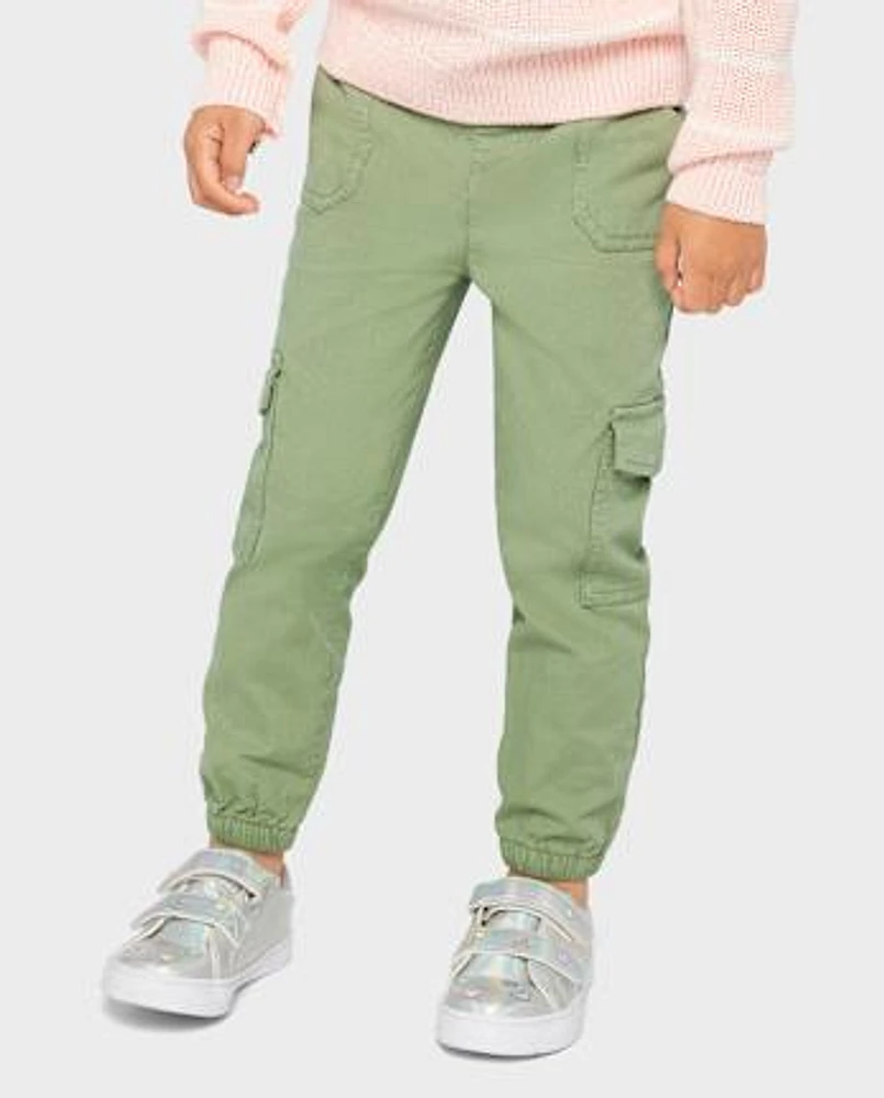 Baby And Toddler Girls Cargo Jogger Pants