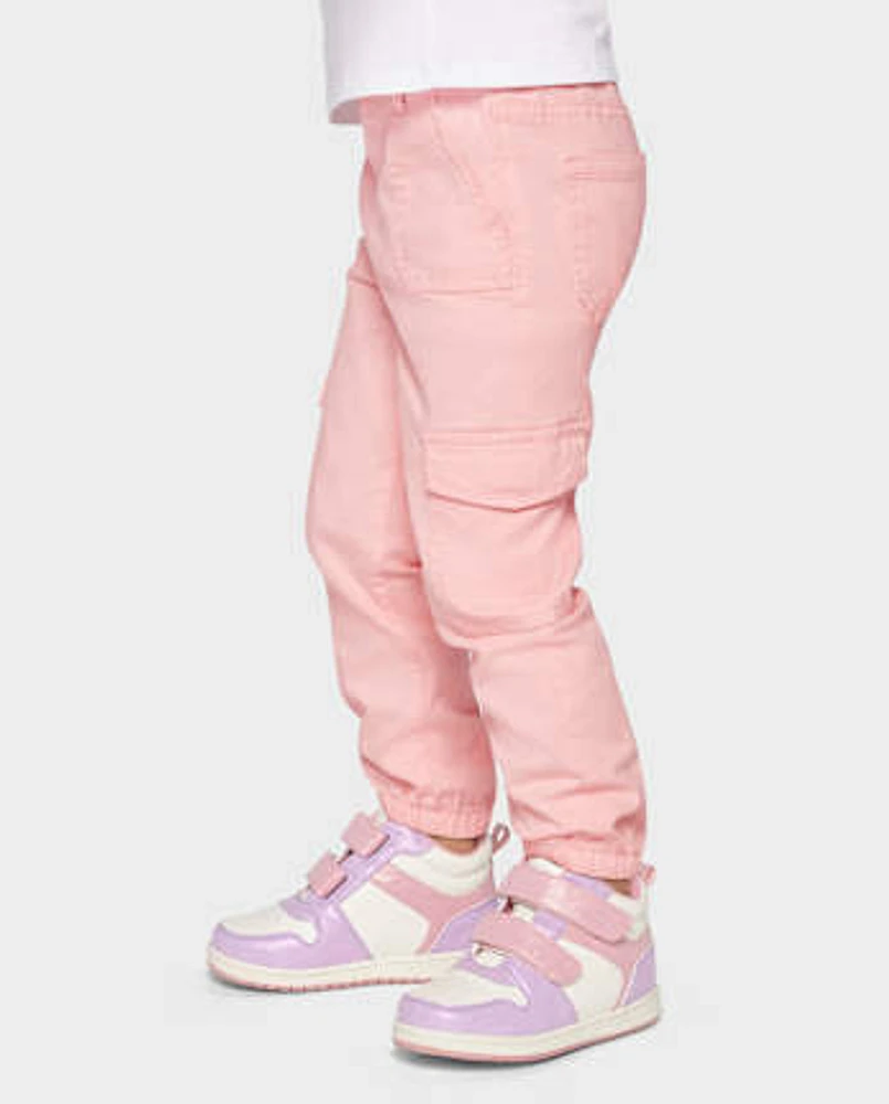 Baby And Toddler Girls Cargo Jogger Pants