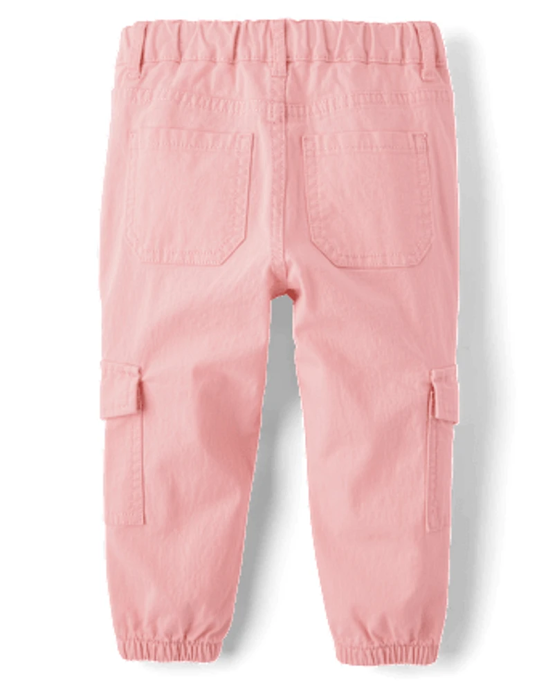 Baby And Toddler Girls Cargo Jogger Pants