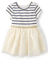 Baby And Toddler Girls Striped Tutu Dress