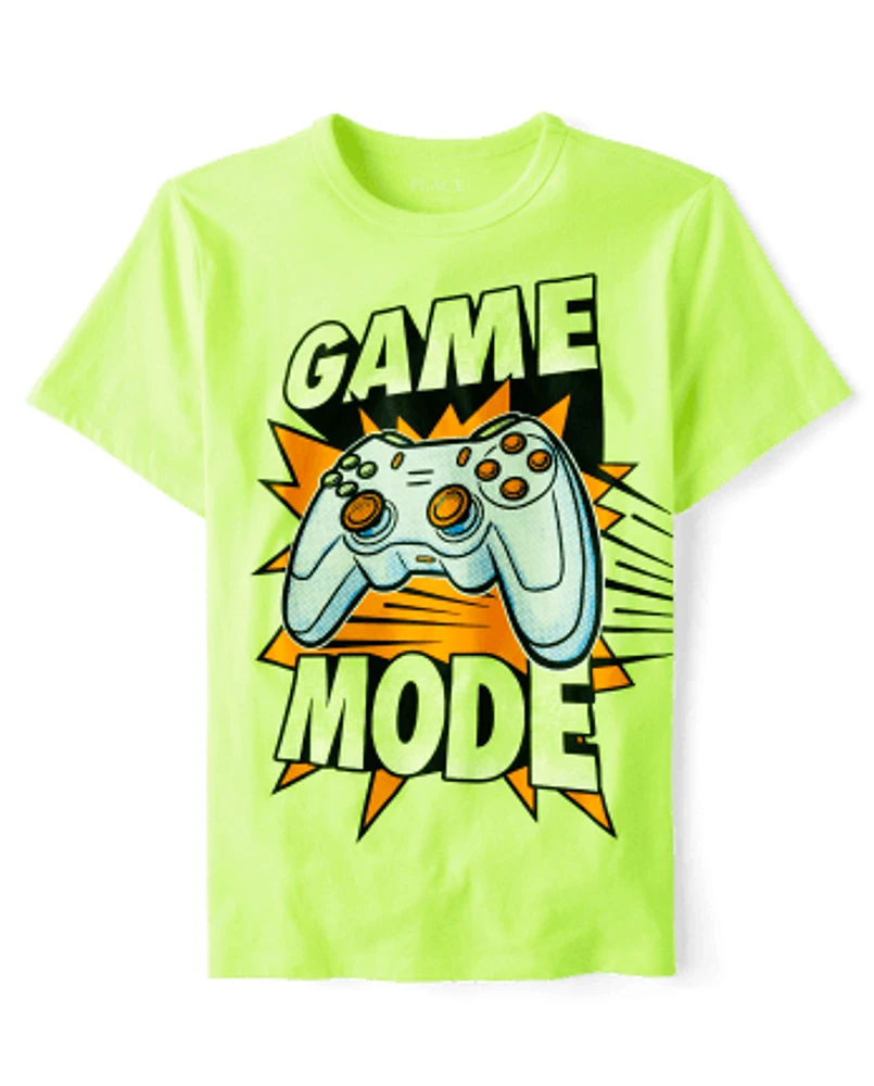 Boys Game Mode Graphic Tee