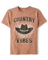 Boys Country Vibes Graphic Tee