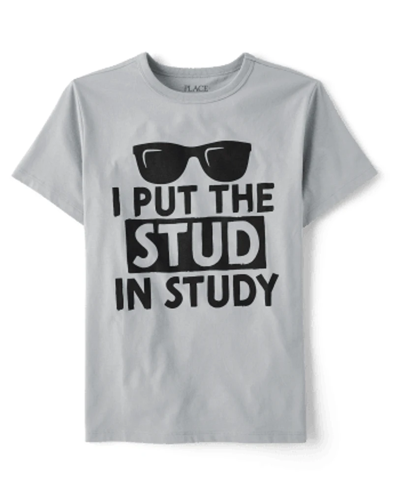 Boys Stud Graphic Tee