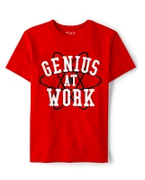 Boys Genius At Work Graphic Tee