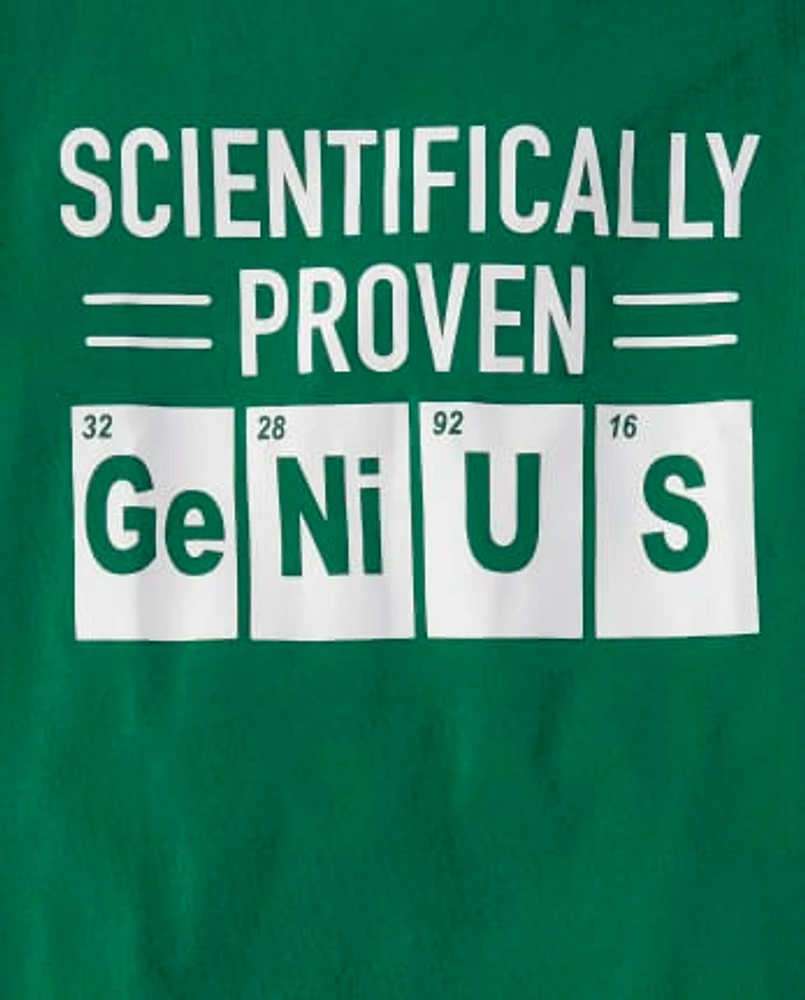Boys Proven Genius Graphic Tee