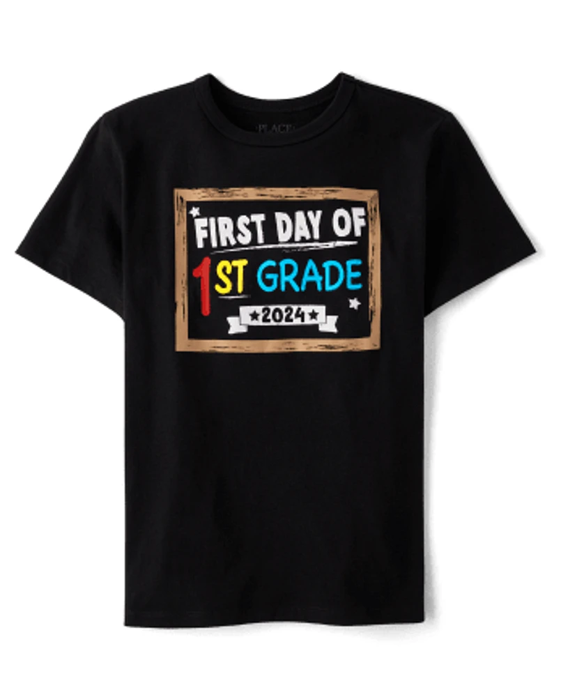 Boys First Day Of 1st Grade Graphic Tee