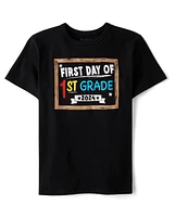 Boys First Day Of 1st Grade Graphic Tee