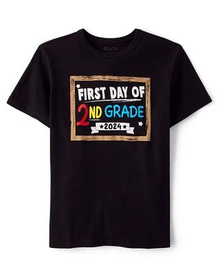 Boys First Day Of 2nd Grade Graphic Tee