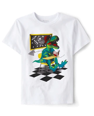 Boys Dino Classroom Graphic Tee