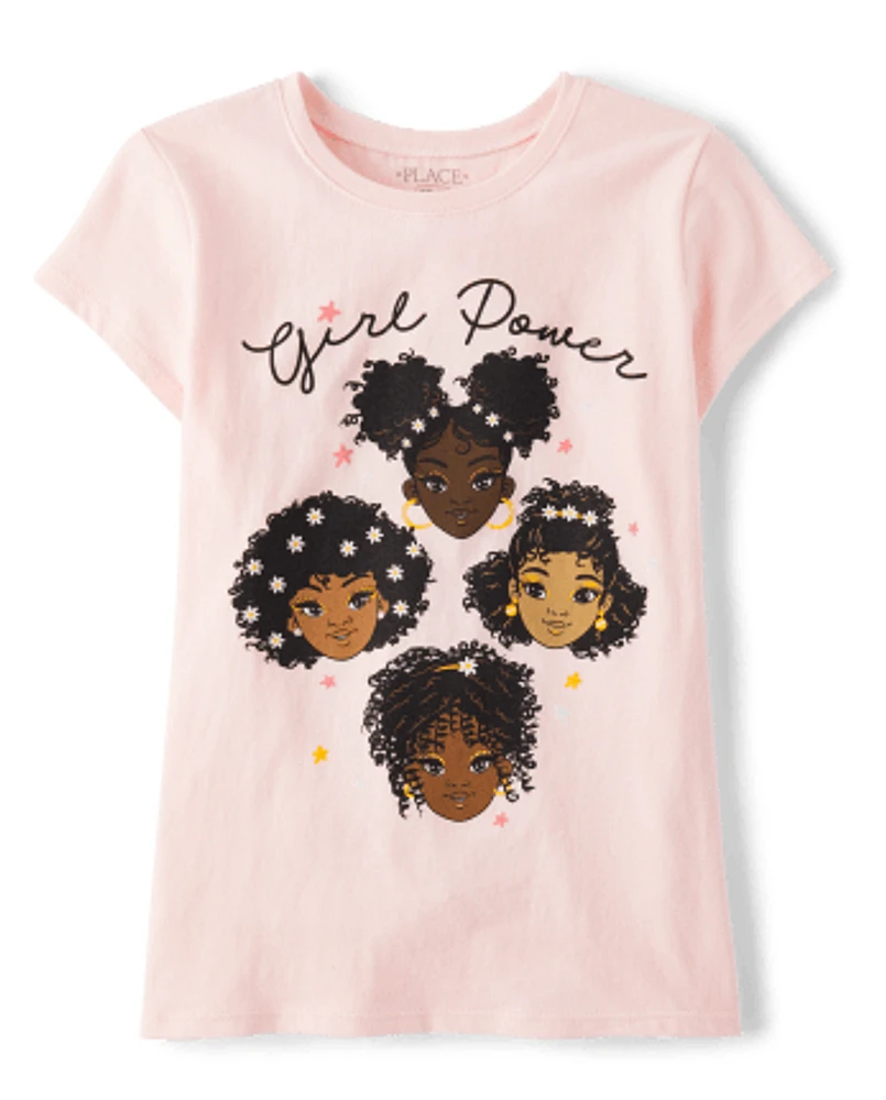 Girls Girl Power Graphic Tee