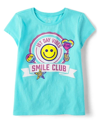 Girls Smile Club Graphic Tee