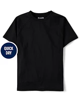 Boys Quick Dry Mesh Raglan Top