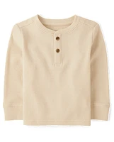 Baby And Toddler Boys Thermal Henley Top