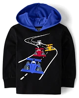 Baby And Toddler Boys Graphic Hooded Top