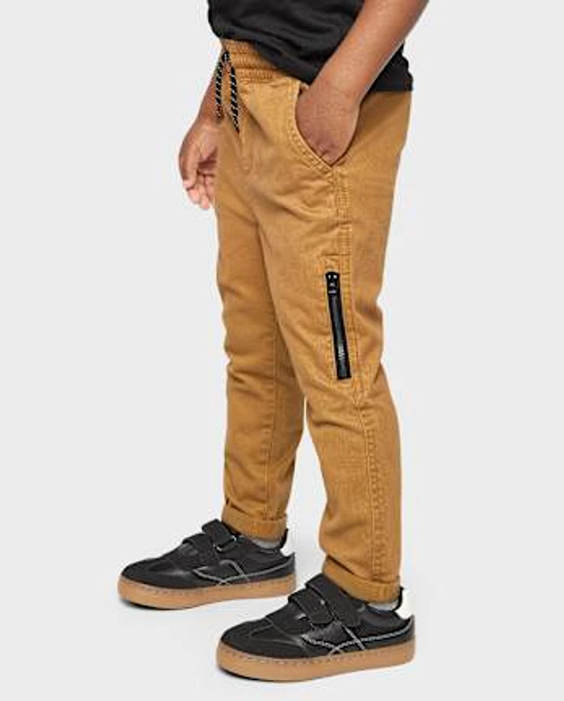 Baby And Toddler Boys Roll Cuff Pull On Pants