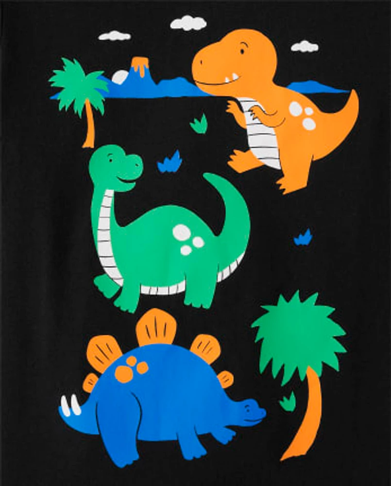 Baby And Toddler Boys Dino Graphic Tee -Pack